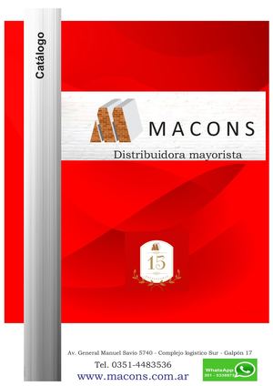 Catalogo Macons 05/08/2022