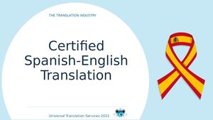 Spanish To English Certified Translation