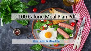 1100 Calorie Meal Plan Pdf