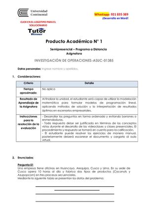 Investigacion De Operaciones Pa1 [2021]