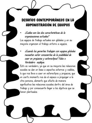 Desafíos Contemporáneos En La Administración De Equipos