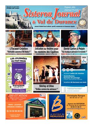 3940 Sisteron Journal Du Samedi 13 Aout 2022