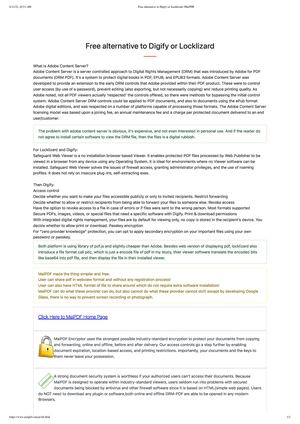 Free Alternative To Digify Or Locklizard Mai Pdf