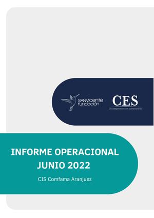 ARANJUEZ INFORME OPERACIONAL MENSUAL