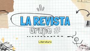 Presentación Notas De Papel Resaltado Collage Blanco
