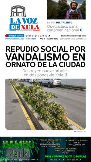 EDICIÓN DIGITAL #1242 del diario LA VOZ DE XELA