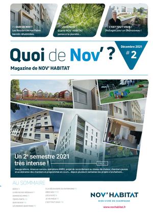 Nov'habitat - MAGAZINE QUOI DE NOV #2