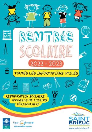 Rentrée scolaire 2022 2023