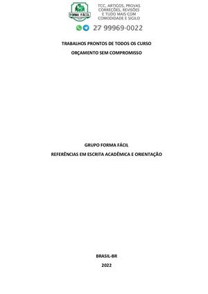 PLANO DE TRABALHO DE ESTÁGIO 01