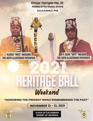 OMAR Temple No. 21 Ball Souvenir Book