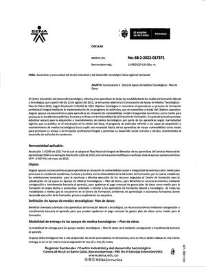 Circular Medios Tecnologicos Ii Convocatoria Docx