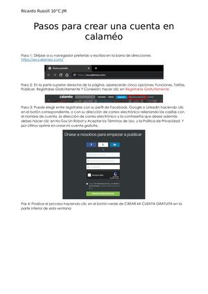 Pasos Para Crear Una Cuenta En Calaméo