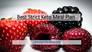 Best Strict Keto Meal Plan