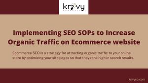 Implementing Seo Sops To Increase Organic Traffic On Ecommerce Website