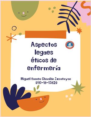 Portafolio Virtual Aspectos Eticos Legas De Enfermeria