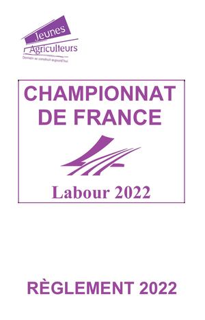 Règlement Labour 2022
