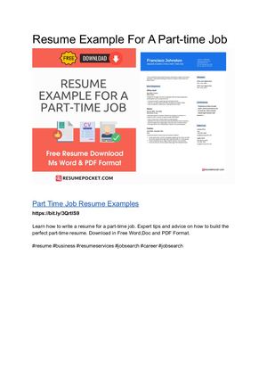 Calam o Resume Example For A - Large 