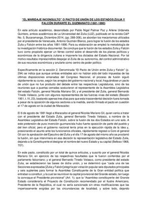 El Maridaje Inconsulto