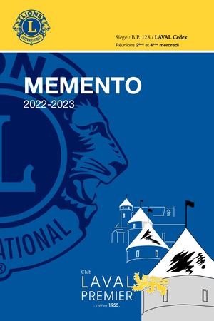 2207 0721 Lions Club Laval Premier Brochure 32 Pages