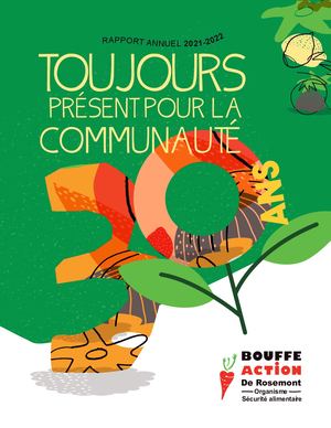 Bouffe Action Rapport Annuel 2021 2022