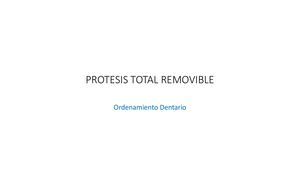 Protesis Total Removible Enfilado Acrilizado Enmuflado Pulido