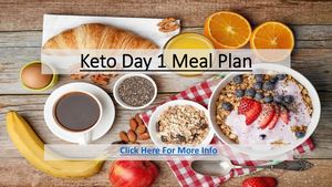 Keto Day 1 Meal Plan