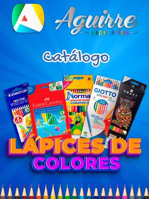 Catálogo Lápices De Colores