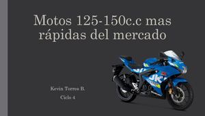 Motos 125-150cc mas rapidas