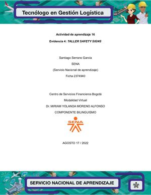 Evidencia 4 Taller Safety Signs