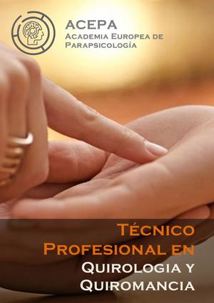 Técnico Profesional en Quirología y Quiromancia, Tec. Pr.
