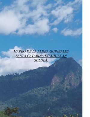 Mapeo de la Aldea Guineales