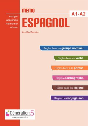 Extrait - Mémo Espagnol A1-A2 - Génération 5