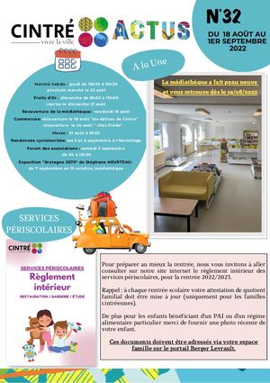 Cintré Actus N°32