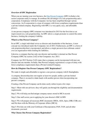 opc company registration