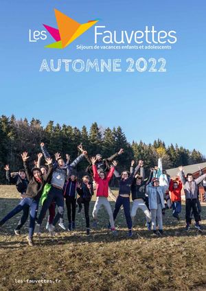 Les Fauvettes - Brochure Toussaint 2022