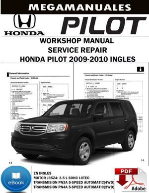 Manual De Taller Honda Pilot 2009 2010 Ingles