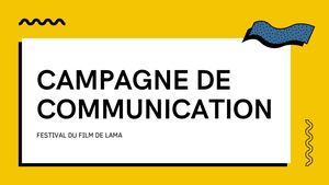 Plan De Communication Festival Du Film De Lama