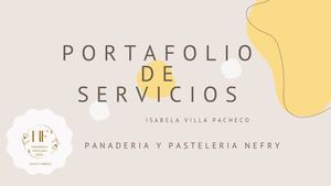 Portafolio De Servicios Isabela Villa