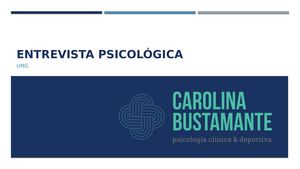 Entrevista Psicologica