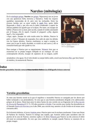 Narciso (Mitología)