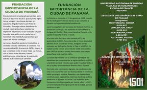 LLEGADA DE LOS ESPAÑOLES AL ISTMO  DE PANAMÁ