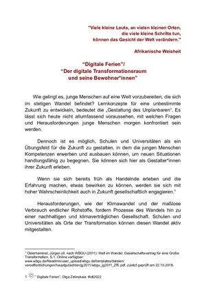 “Digitale Ferien” Zelinskaia