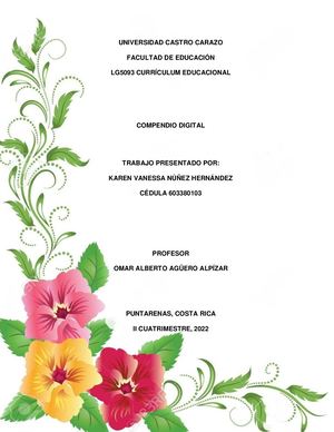 Compendio Currículo Educacional