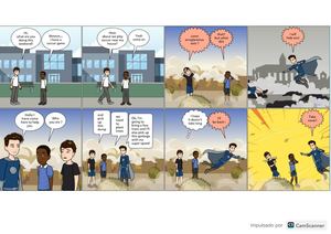 Cómic Cuidado Del Medio Ambiente