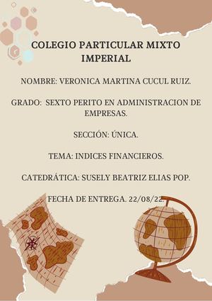 íNdices Financieros