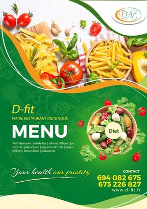 Menu D Fit