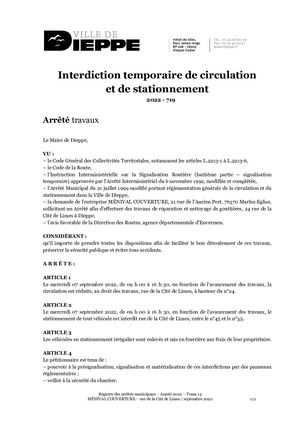 A 719 MENIVAL Cité De Limes Septembre 2022