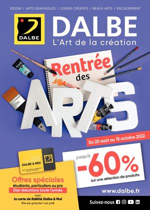 Catalogue Rentrée des arts 2022