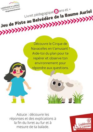 Jeu de piste enfant - Cirque de Navacelles