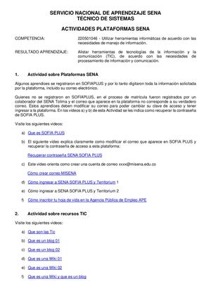 Actividades Plataforma Sena 01